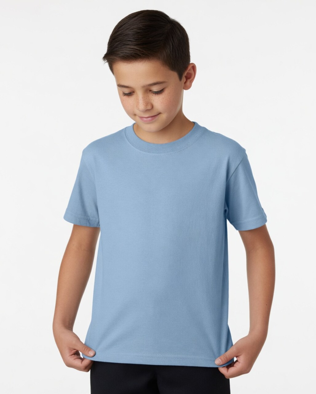 Gildan DryBlend Youth Crewneck Short Sleeve T-Shirt for School Wear & Everyday Comfort Moisture Wicking Tee